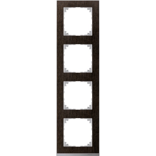 [MTN4040-3671] Merten M-Pure Decor dörtlü çerçeve Venge