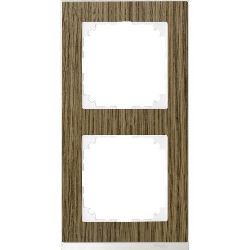[MTN4020-3674] Merten M-Pure Decor ikili çerçeve Meşe