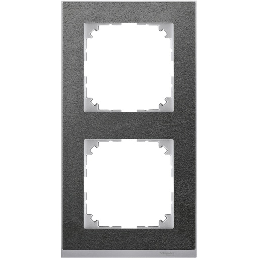 [MTN4020-3669] Merten M-Pure Decor ikili çerçeve Taş