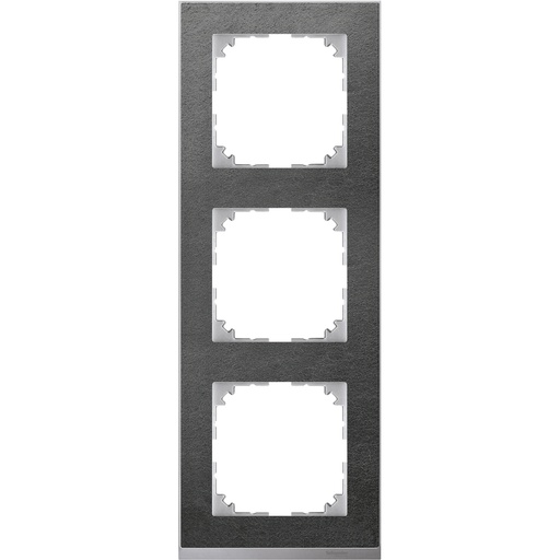 [MTN4030-3669] Merten M-Pure Decor üçlü çerçeve Taş