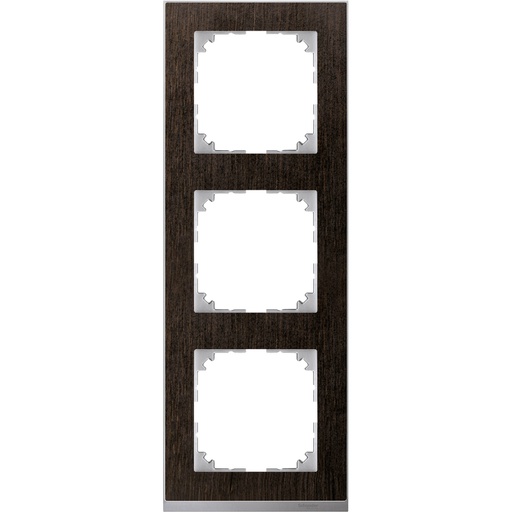 [MTN4030-3671] Merten M-Pure Decor üçlü çerçeve Venge