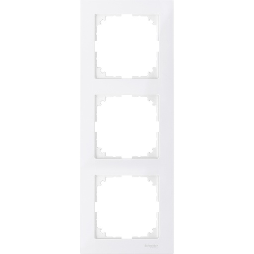 [MTN4030-3619] Merten M-Pure üçlü çerçeve Beyaz