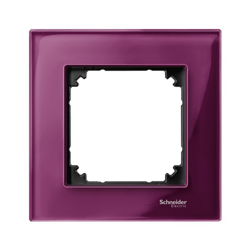 [MTN4010-3206] Merten Tekli çerçeve, M-Elegance Glass, Yakut kırmızısı