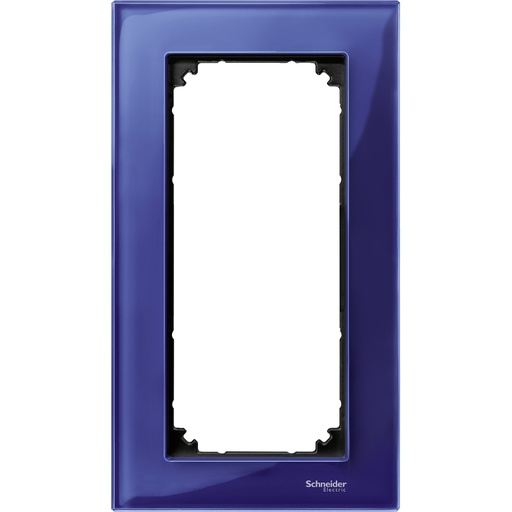 [MTN4025-3278] Merten Traş Prizi çerçevesi, M-Elegance Glass, Safir mavisi