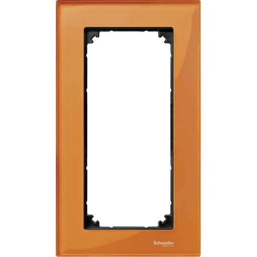 [MTN404802] Merten Traş Prizi çerçevesi, M-Elegance Glass, Turuncu