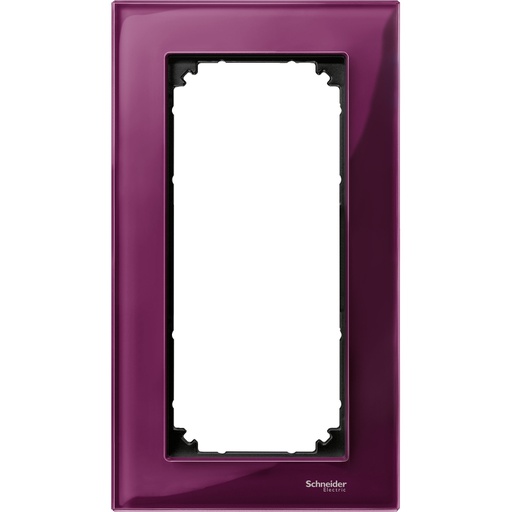 [MTN4025-3206] Merten Traş Prizi çerçevesi, M-Elegance Glass, Yakut kırmızısı