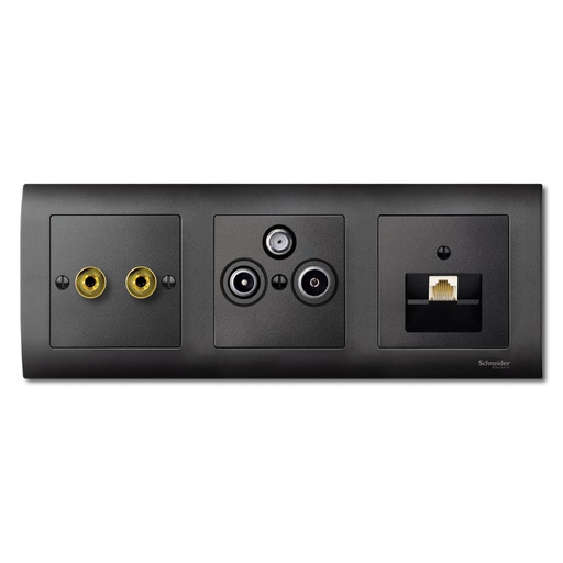 [MTN297514] Merten TV Prizi tuş kapağı (2/3 delikli), System-M, Antrasit