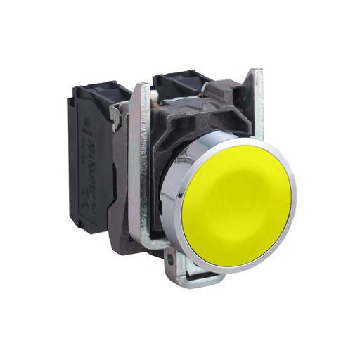 [XB4BA51] Schneider Electric sarı buton Ø22 yaylı dönüş 1NA