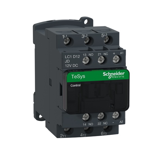 [LC1D12JD] TeSys D Kontaktör 12A AC3 12VDC 