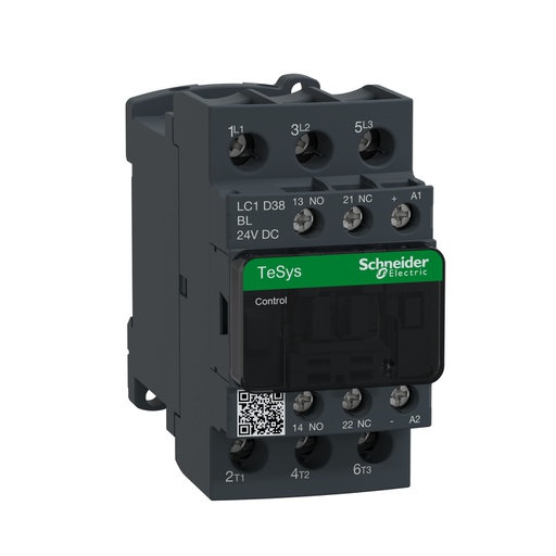 [LC1D38BL] TeSys D Kontaktör 3P 38A AC3 24VDC-DüşTük 