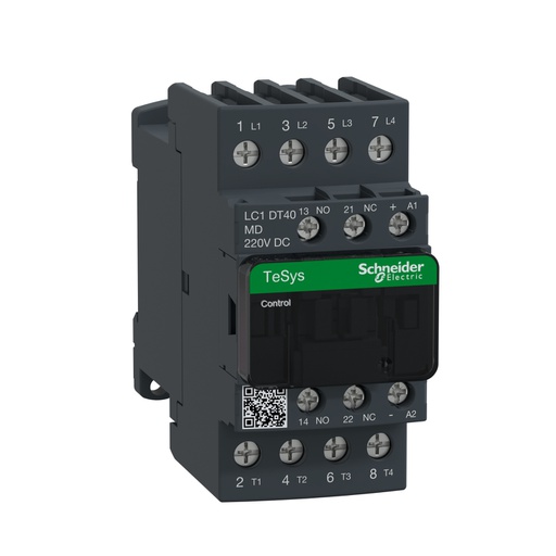 [LC1DT40MD] TeSys D Kontaktör 4P 40A AC1 220VDC 4NA