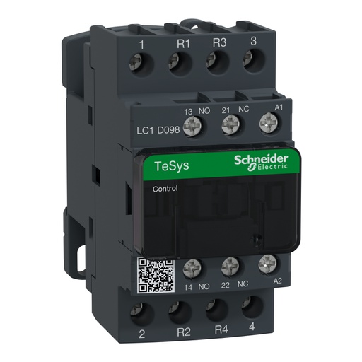 [LC1D098U7] TeSys D Kontaktör 4P 9A AC3 240VAC 2NA2NK