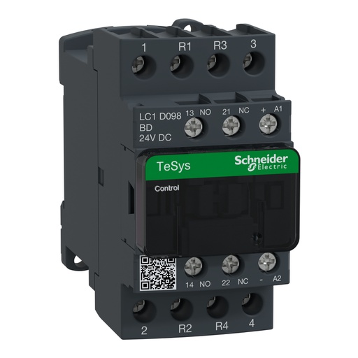 [LC1D098BD] TeSys D Kontaktör 4P 9A AC3 24VDC 2NA2NK