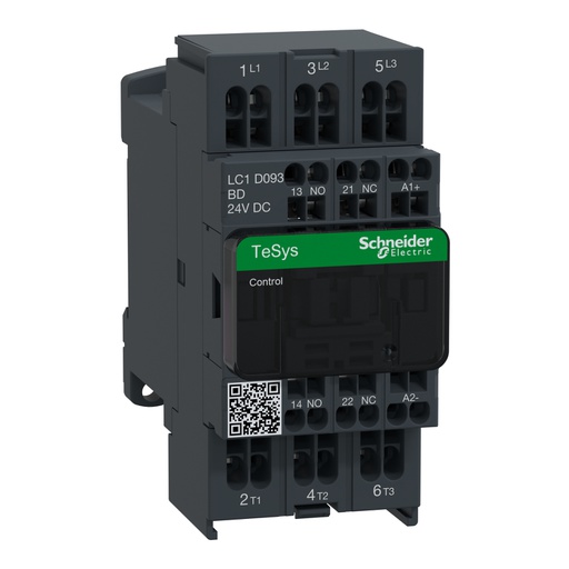 [LC1D093BD] TeSys D Kontaktör 9A AC3 24VDC 