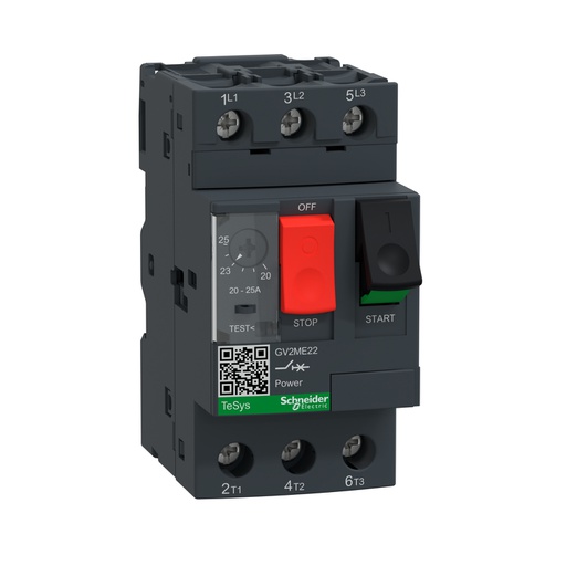 [GV2ME22] TeSys GV2 Motor Devre Kesici Termik Many. 20-25A
