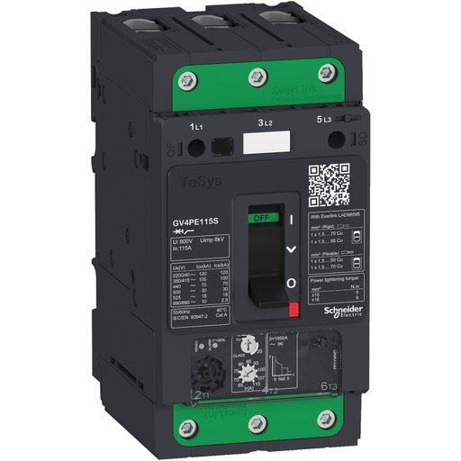 [GV4PE80N] TeSys GV4 Motor Devre Kesici Termik Many. 3P 80A 50kA