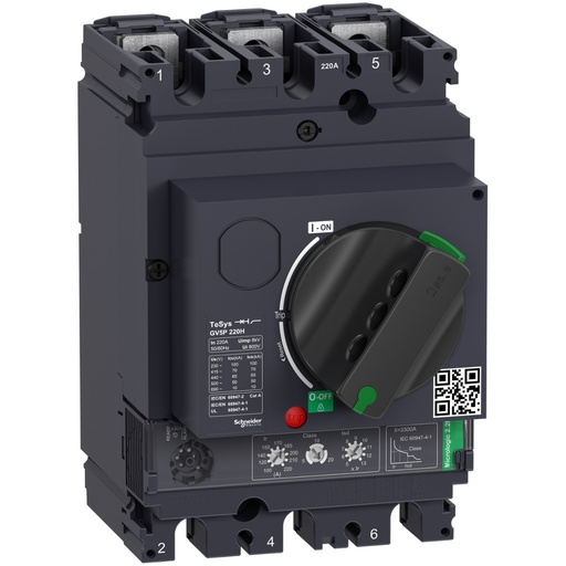 [GV5P220H] TeSys GV5 Motor Devre Kesici Termik Many. 220A 70kA