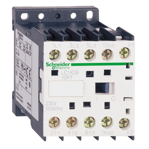 [LC1K0901B7] TeSys K Kontaktör 3P 9A AC3 24VAC 1NK