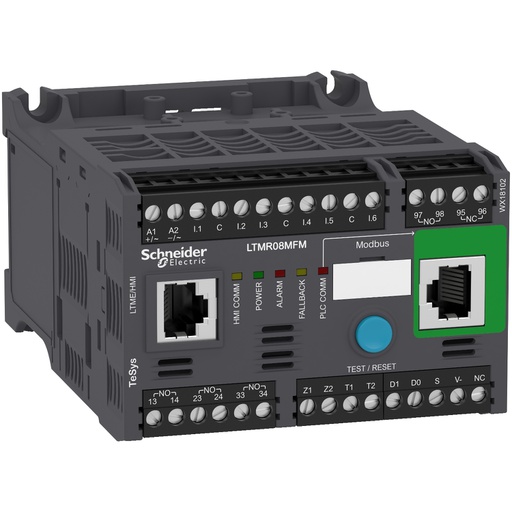 [LTMR08MFM] TeSys T Motor Kontrolör 0.4-8A 100-240VAC Modbus