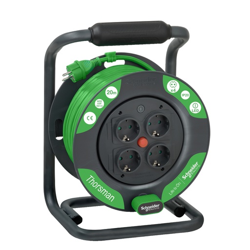 [IMT33140] Thorsman Kablo makarası, IP20, HO5VVF 3G1.5 20mt kablolu