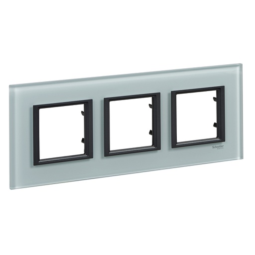 [MGU68.006.7C3] Unica Gri cam Üçlü Yatay çerçeve
