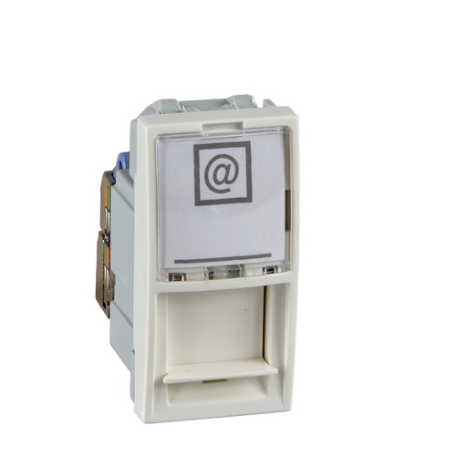 [MGU3.420.25] Unica RJ45 Cat 5e UTP - 1 Modül Fildişi