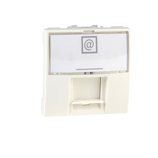 [MGU3.425.25] Unica RJ45 Cat 6 UTP- 2 Modül Fildişi