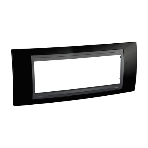 [MGU66.106.293] Unica Rodyum siyahı-Grafit Altı Modül çerçeve
