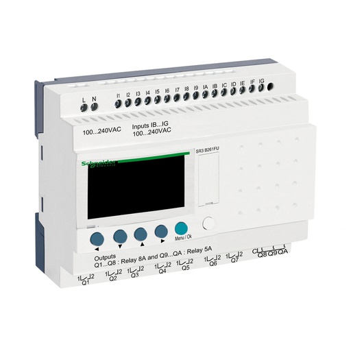 [SR3B261FU] Zelio Akıllı Röle 26 I-O 100-240 VAC