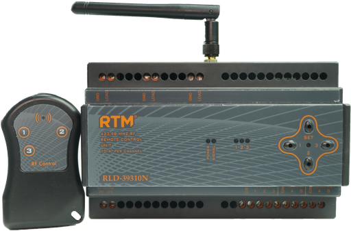 [RLD-39313M] RLD-39313M 12-24V RF 3X10A MASTER 3 ÇIKIŞLI LED DİMMER