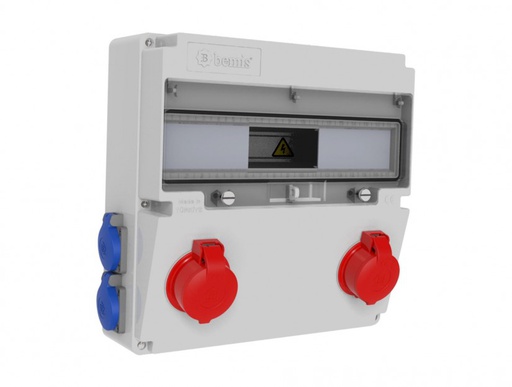 [BD4-2205-4020] 3/25A. 380V. 2 AD ÖN - 1/16A. 220V. 4 AD YAN KOMBİNASYON
