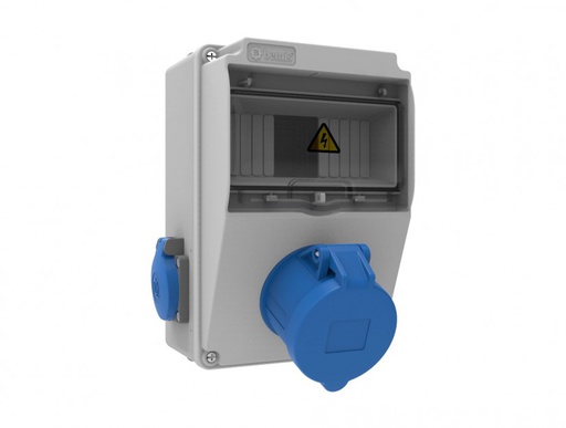 [BH5-2123-2020] 3/32A. 220V. 1 AD. ÖN KOMBİNASYON - 1/16A. 220V. 2 AD. YAN KOMBİNASYON HALOGEN FREE