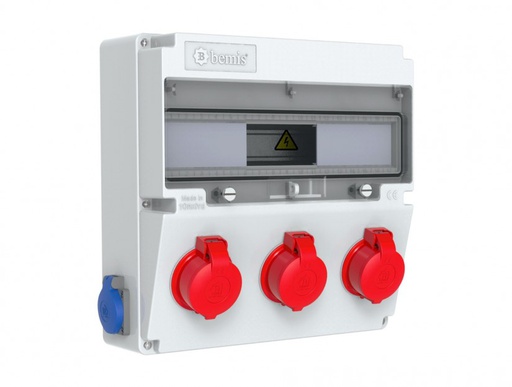 [BH4-2305-2020] 3/25A. 380V. 3 AD ÖN - 1/16A. 220V. 2 AD YAN KOMBİNASYON HALOGEN FREE