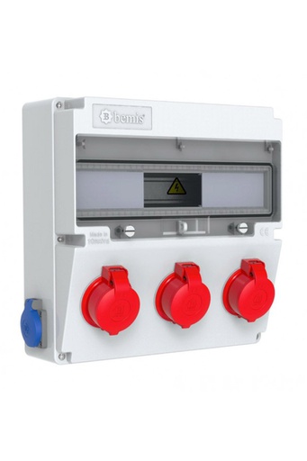 [BH4M2305-2020] 3/25A. 380V. 3 Ad. Ön - 1/16A. 220V. 2 Ad. Yan (ABS-H.F.)