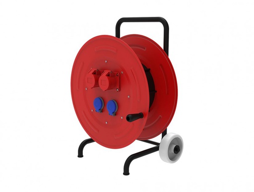 [BM6-7211-2030] 1/16A. 220V. 2 Ad. 4/16A. 380V. 2 Ad. Prizli Metal Makara 5x2,5mm TTR 100m. Kapasiteli Arabalı