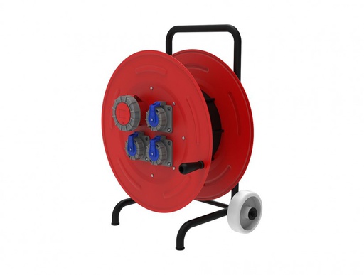 [BM6-7331-1610] 1/16A. 220V. 3 Ad. 5/32A. 380V. 1 Ad. IP67 Prizli Metal Makara 5x2,5mm TTR 100m. Kapasiteli Arabalı