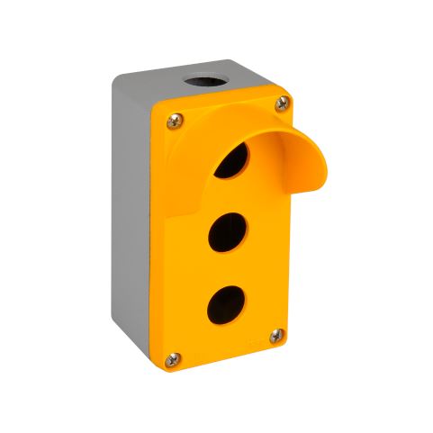 [3390-832-0600] 72x142x57 Üçlü Buton Kutusu (Korumalı Tip)