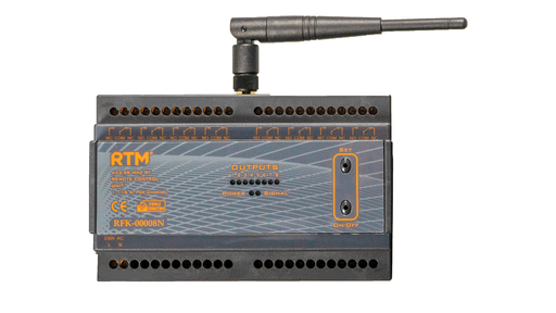 [RFK-00008N] 8 KANAL RF UZAKTAN KUMANDA RÖLE ÜNİTESİ V2