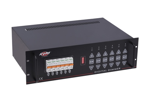 [RMX-05206] 6 X 2000W RACK TİP DMX-512 DİMMER